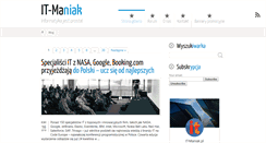 Desktop Screenshot of it-maniak.pl